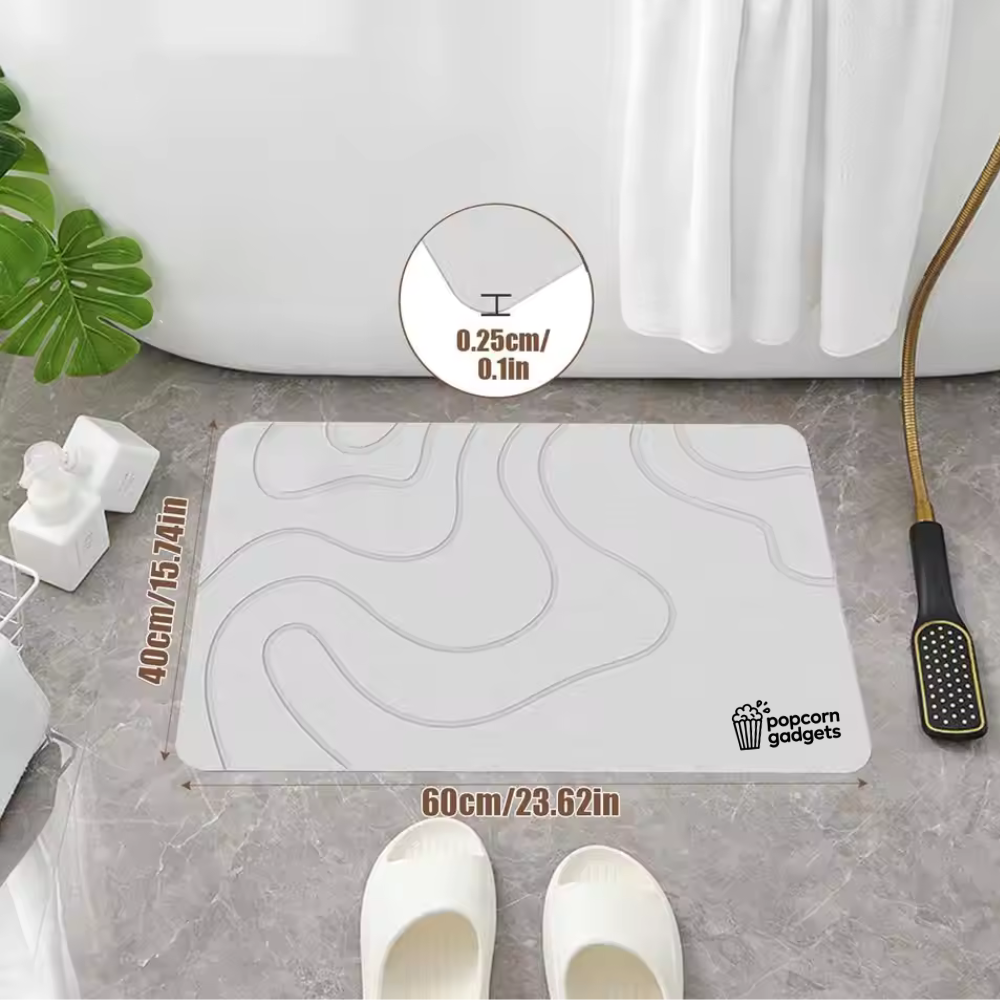Diatomite Stone Non-Slip Bath Mat