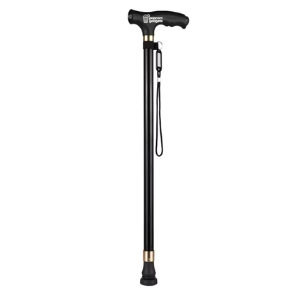 Retractable Non-Slip Walking Cane LED