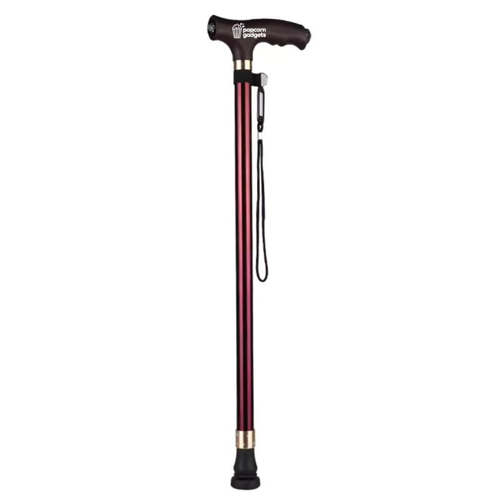 Retractable Non-Slip Walking Cane LED