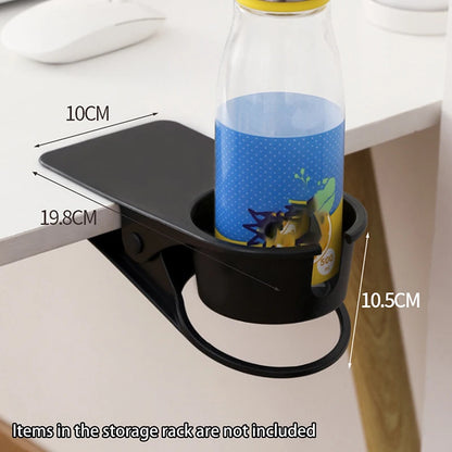 ABS Desk Cup Holder – Fixed Table Side Water Cup Holder