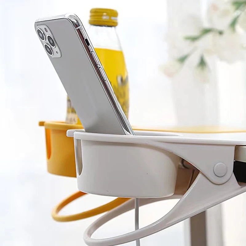 ABS Desk Cup Holder – Fixed Table Side Water Cup Holder