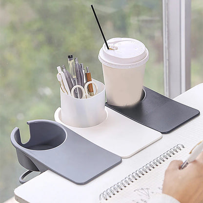 ABS Desk Cup Holder – Fixed Table Side Water Cup Holder