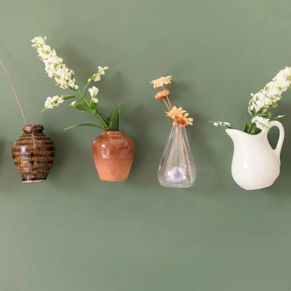 Cute Mini Ceramic Vase Magnet – Micro Landscape Fridge Decoration