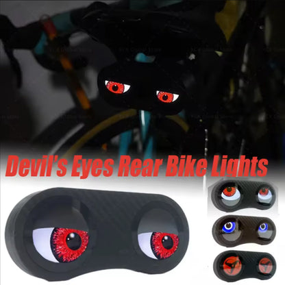 Devil Eyes LED Bike Taillight – Rechargeable Safety Light
