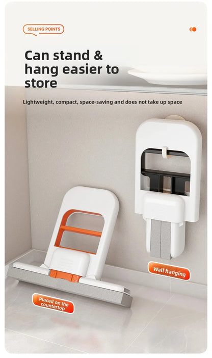 Portable Mini Sponge Mop – Super Absorbent Hand-Free Wash