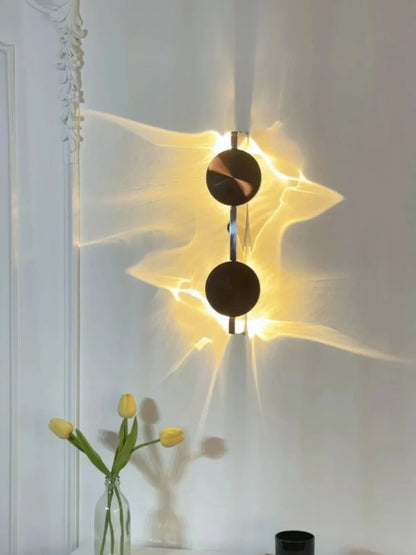 Modern Corrugated LED Wall Sconce – Ambient Lighting