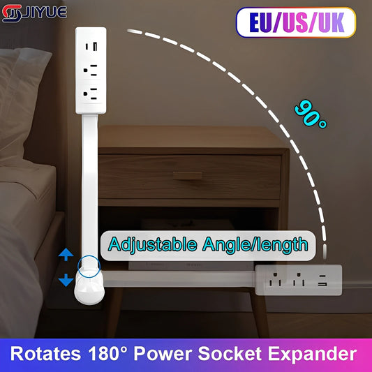 360° Rotating Wall Plug Power Socket Extender
