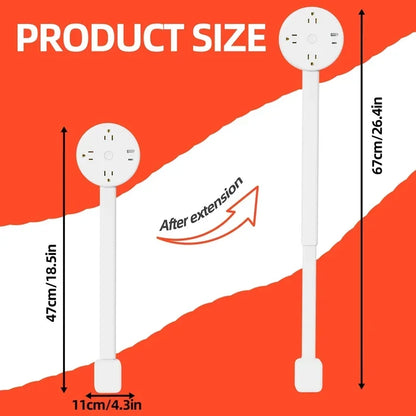 360° Rotating Wall Plug Power Socket Extender