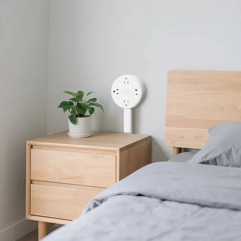 360° Rotating Wall Plug Power Socket Extender