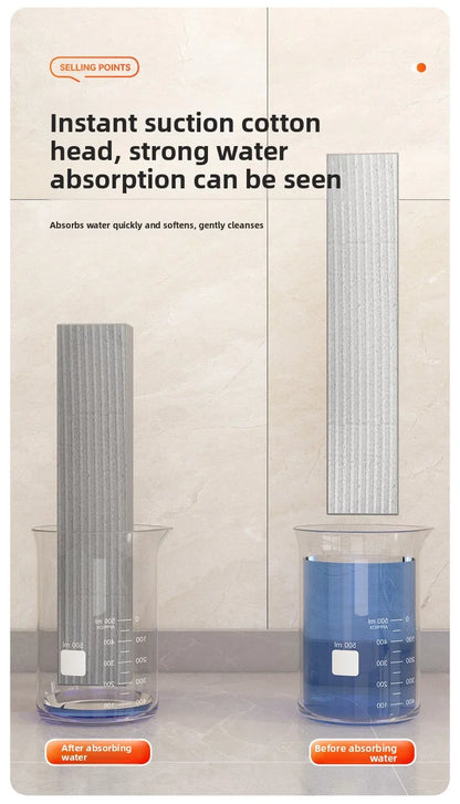 Portable Mini Sponge Mop – Super Absorbent Hand-Free Wash