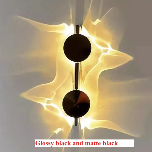 Modern Corrugated LED Wall Sconce – Ambient Lighting