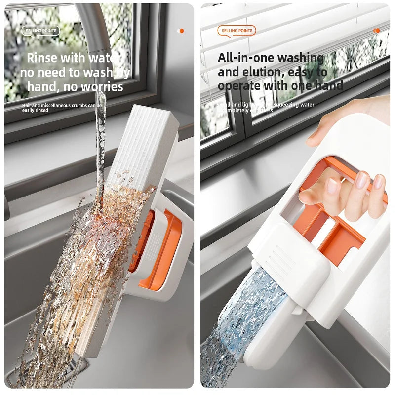 Portable Mini Sponge Mop – Super Absorbent Hand-Free Wash