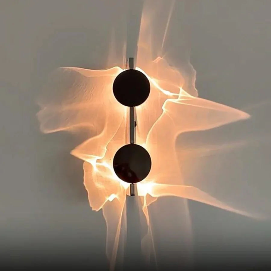 Modern Corrugated LED Wall Sconce – Ambient Lighting