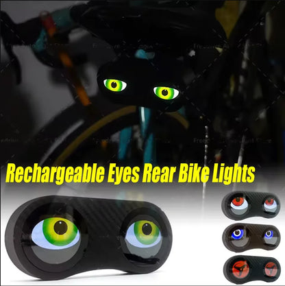 Devil Eyes LED Bike Taillight – Rechargeable Safety Light