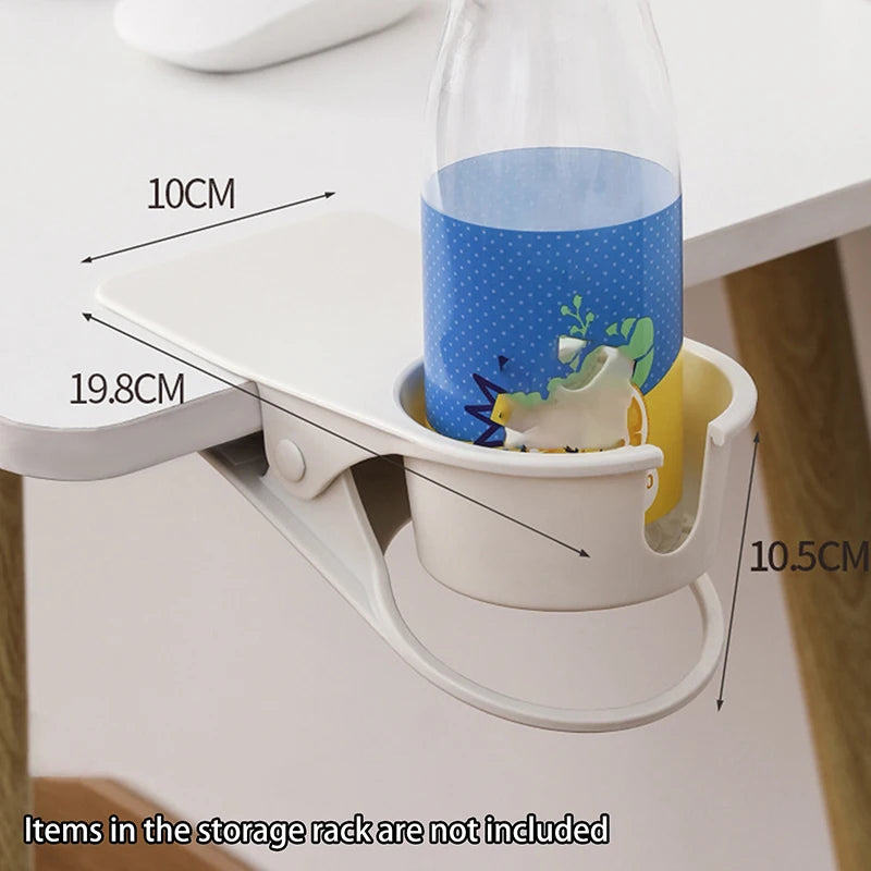 ABS Desk Cup Holder – Fixed Table Side Water Cup Holder